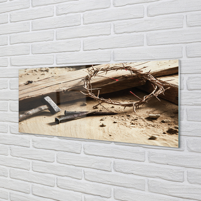 Szklany Panel Atrybuty Męki Pańskiej