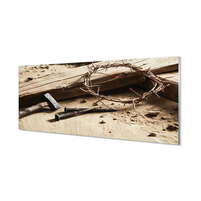 Szklany Panel Atrybuty Męki Pańskiej