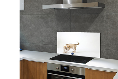 Panel szklany do Kuchni Radosna Zabawa Psa