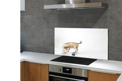 Panel szklany do Kuchni Radosna Zabawa Psa