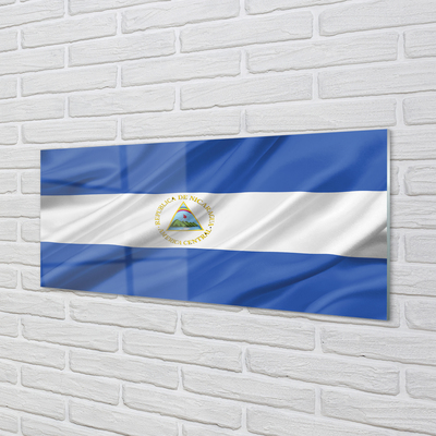 Panel szklany do Kuchni Powiewająca Flaga