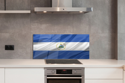 Panel szklany do Kuchni Powiewająca Flaga