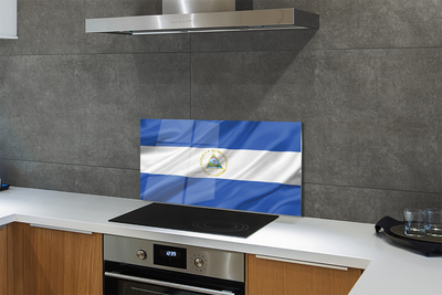 Panel szklany do Kuchni Powiewająca Flaga