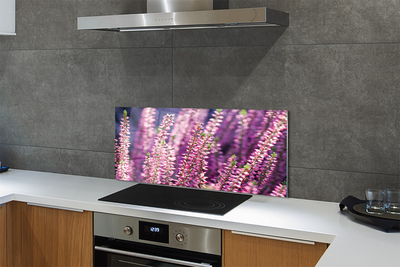 Szkło do Kuchni na Ścianę Delikatne Polne Kwiaty