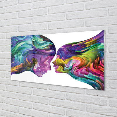 Panel nad Blat Kuchenny Ludzie w Kolorowych Mazach