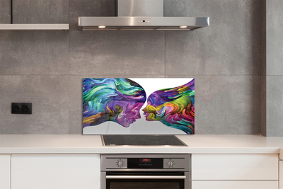 Panel nad Blat Kuchenny Ludzie w Kolorowych Mazach