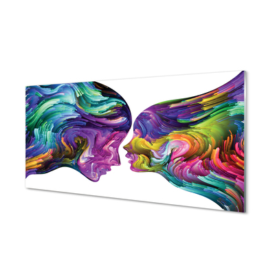 Panel nad Blat Kuchenny Ludzie w Kolorowych Mazach