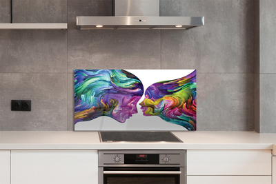 Panel nad Blat Kuchenny Ludzie w Kolorowych Mazach