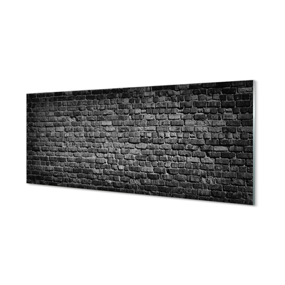 Szklany Panel Ceglany Mur w Stylu Retro