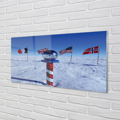 Panel szklany do Kuchni Brazylijski Sztandar