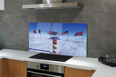 Panel szklany do Kuchni Brazylijski Sztandar