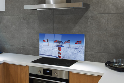 Panel szklany do Kuchni Brazylijski Sztandar