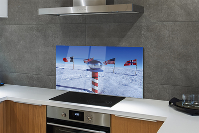 Panel szklany do Kuchni Brazylijski Sztandar