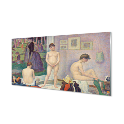 Szklany Panel Modelki - Georges Seurat