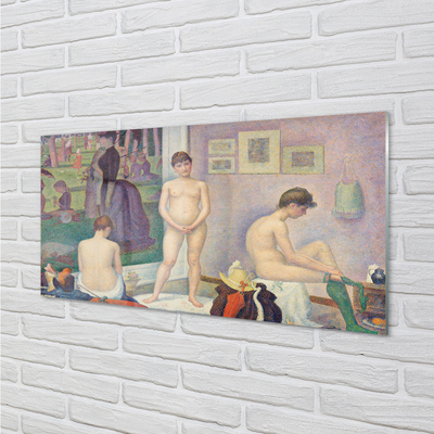 Szklany Panel Modelki - Georges Seurat