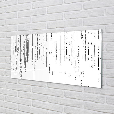 Szkło do Kuchni na Ścianę Nowoczesny Wzór w Kropki i Paski