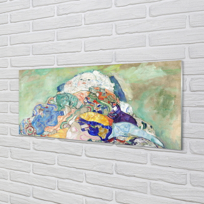 Szklany Panel Kołyska - Gustav Klimt
