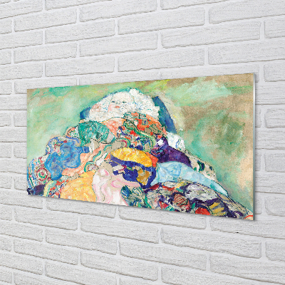 Szklany Panel Kołyska - Gustav Klimt