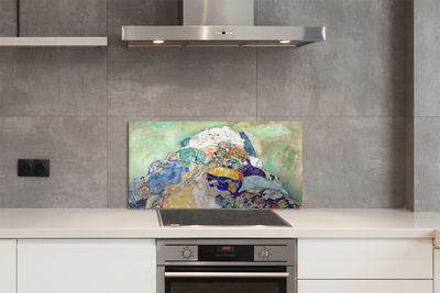 Szklany Panel Kołyska - Gustav Klimt