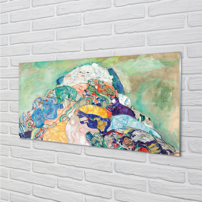 Szklany Panel Kołyska - Gustav Klimt