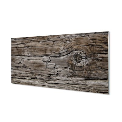 Panel szklany do Kuchni Naturalne Sęki i Słoje