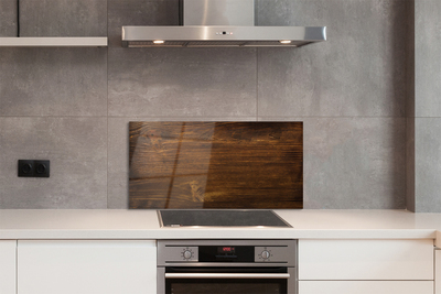 Panel szklany do Kuchni Drewniane Słoje z Sękami