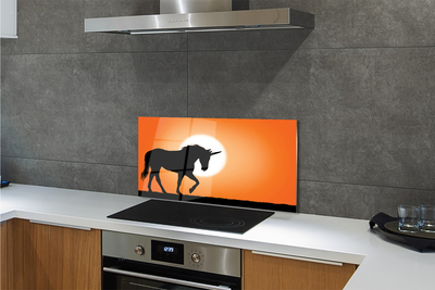 Panel nad Blat Kuchenny Romantyczny Zachód z Jednorożcem