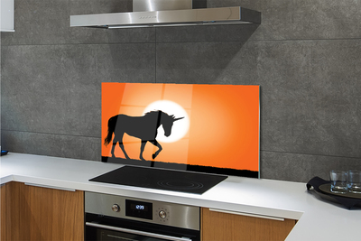 Panel nad Blat Kuchenny Romantyczny Zachód z Jednorożcem