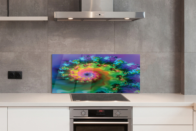 Panel szklany do Kuchni Modernistyczny Wzór Geometryczny