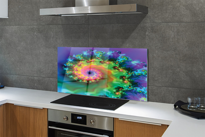 Panel szklany do Kuchni Modernistyczny Wzór Geometryczny