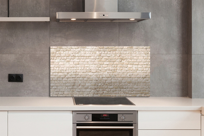 Szklany Panel Surowa Ściana z Cegieł