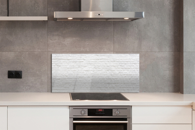 Szklany Panel Czerwona Cegła na Ścianie