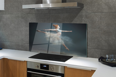 Panel szklany do Kuchni Ekspresja Tańca w Dymie