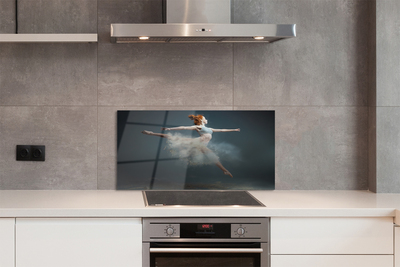 Panel szklany do Kuchni Ekspresja Tańca w Dymie