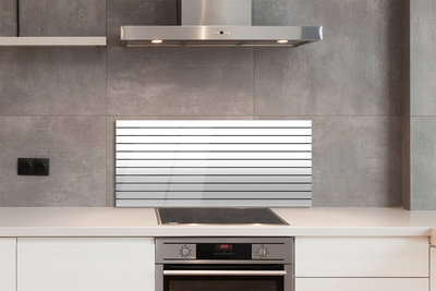 Szkło do Kuchni na Ścianę Minimalistyczne Czarne Kreski