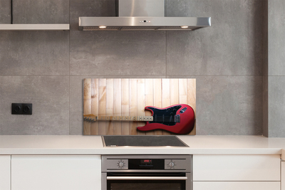 Szkło Ozdobne do Kuchni Rockowa Gitara Elektryczna