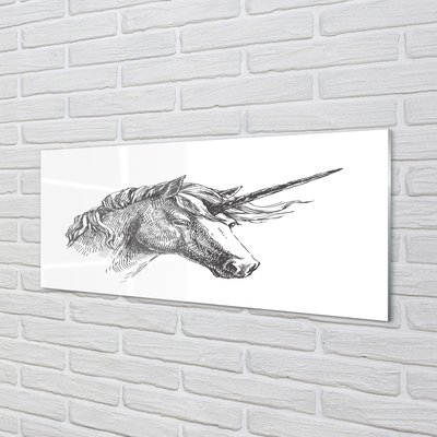 Panel nad Blat Kuchenny Jednorożec w Stylu Kreskówkowym