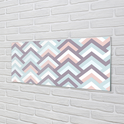 Szklany Panel Jodełka w Paski