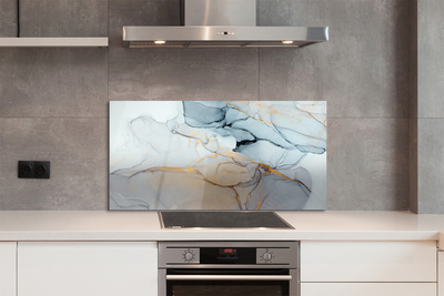 Panel szklany do Kuchni Abstrakcyjne Plamy Kamienne