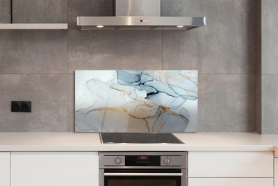 Panel szklany do Kuchni Abstrakcyjne Plamy Kamienne