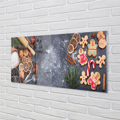 Szklany Panel Świąteczne Wypieki w Mące