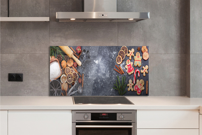 Szklany Panel Świąteczne Wypieki w Mące