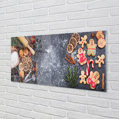 Szklany Panel Świąteczne Wypieki w Mące