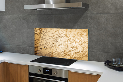 Panel nad Blat Kuchenny Kontury Mapy Polski