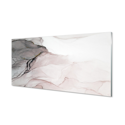 Panel szklany do Kuchni Artystyczna Wizja Marmuru