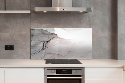 Panel szklany do Kuchni Artystyczna Wizja Marmuru