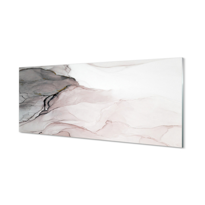 Panel szklany do Kuchni Artystyczna Wizja Marmuru