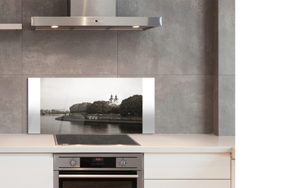 Szkło do Kuchni na Ścianę Most na Wiśle w Krakowie