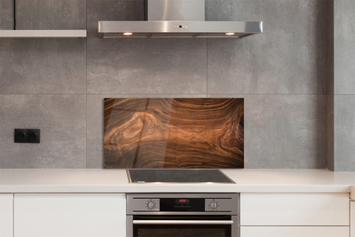 Szklany Panel Autentyczna Struktura Drewna