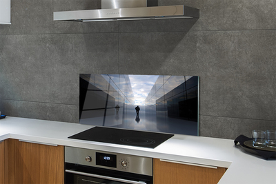 Panel Szklany Niebo w Lustrzanym Odbiciu